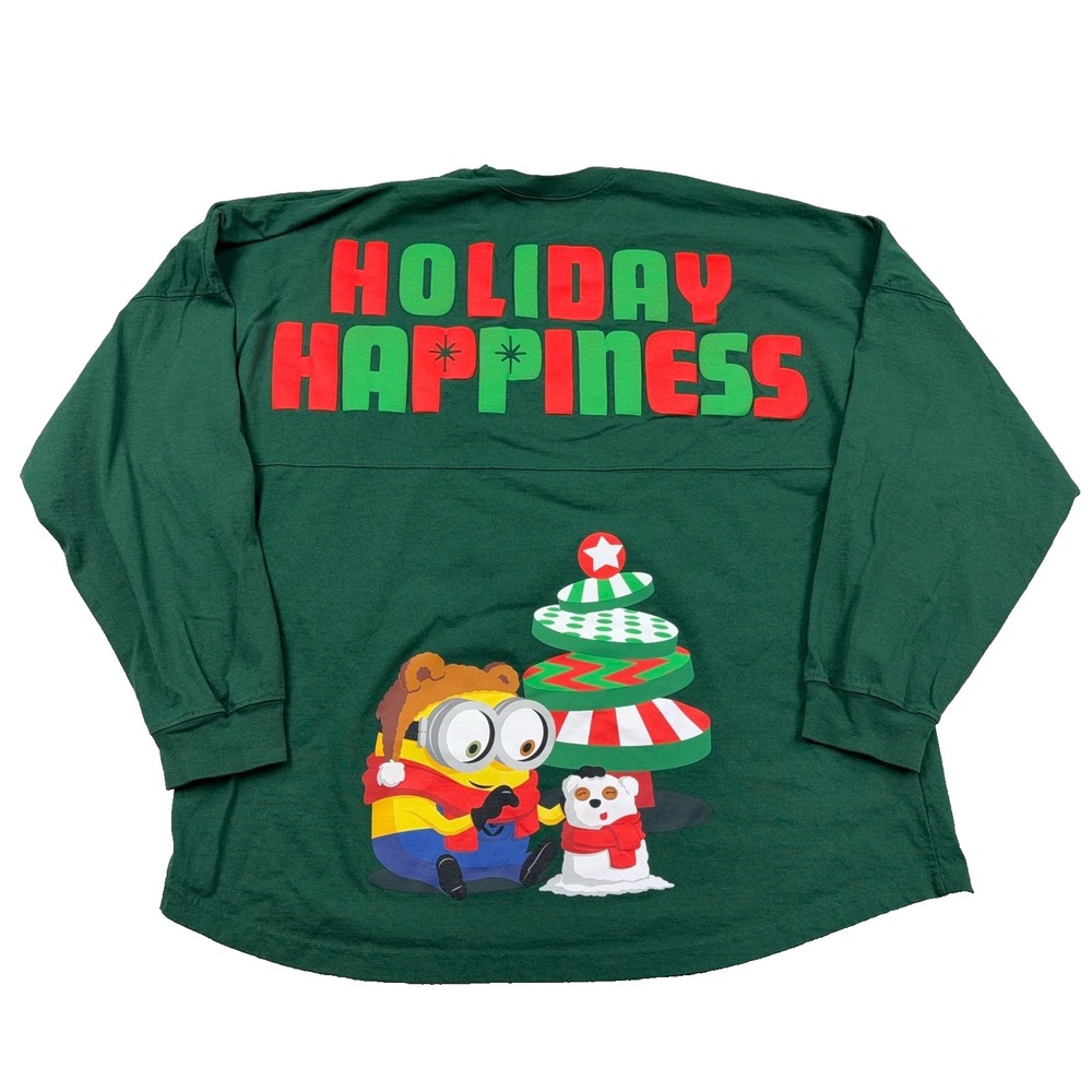 Universal Studios Minions Holiday Happiness Christmas 2025 Spirit Jersey Sz XXL